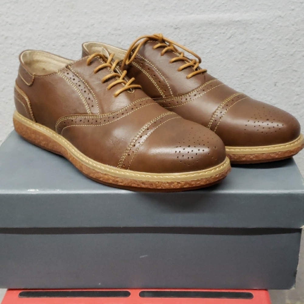 Spring Step Modern Wingtip Oxfords 10M